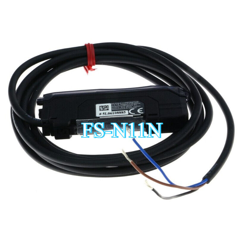 Keyence FS-N11N Digital Fiber Optic Sensor with cable
