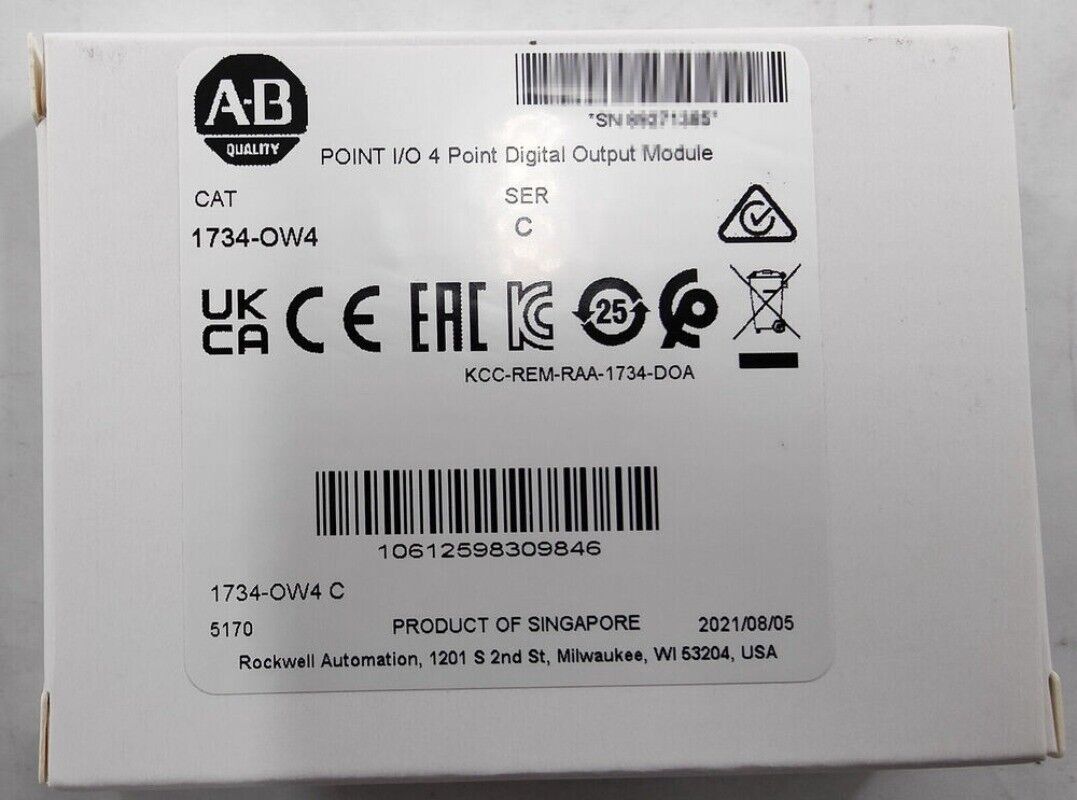 1734-OW4 AB Point I/O 4 Point Digital Output Module US New Sealed !AB