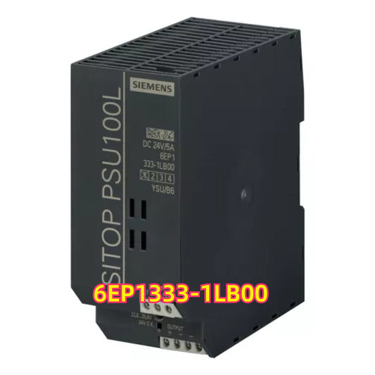Siemens SITOP PSU100L power supply 6EP1333-1LB00, DC 24V/5A, industrial automation part