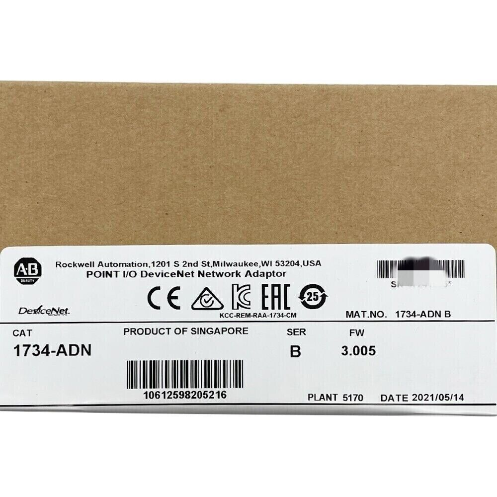 New Factory Sealed 1734-ADN SER B POINT I/O DeviceNet Network Adaptor ！