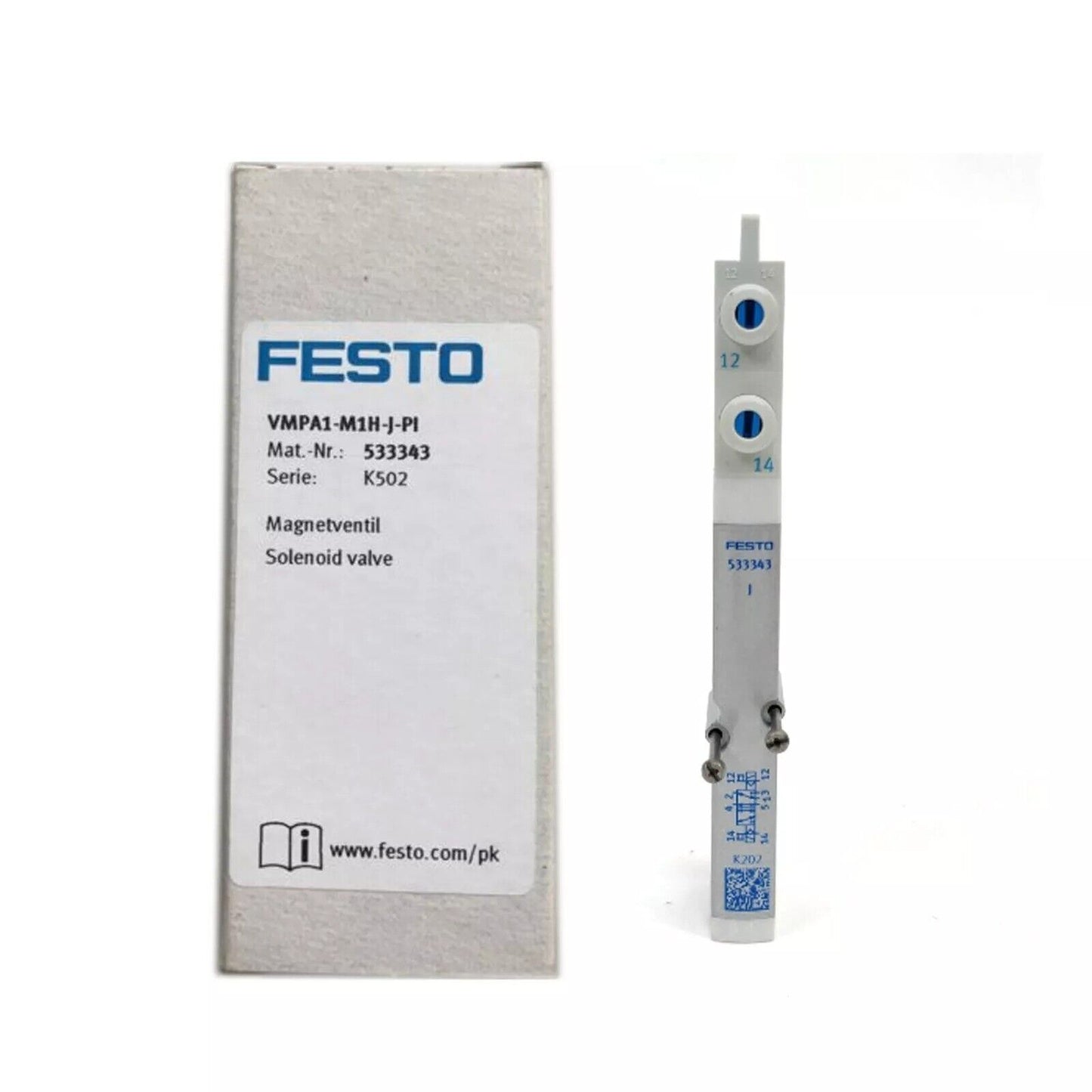FESTO VMPA1-M1H-J-PI Solenoid Valve, industrial automation part, model 533343