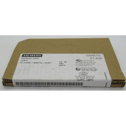 Siemens SIMATIC S7-400 Memory Card, 1MB, industrial automation part