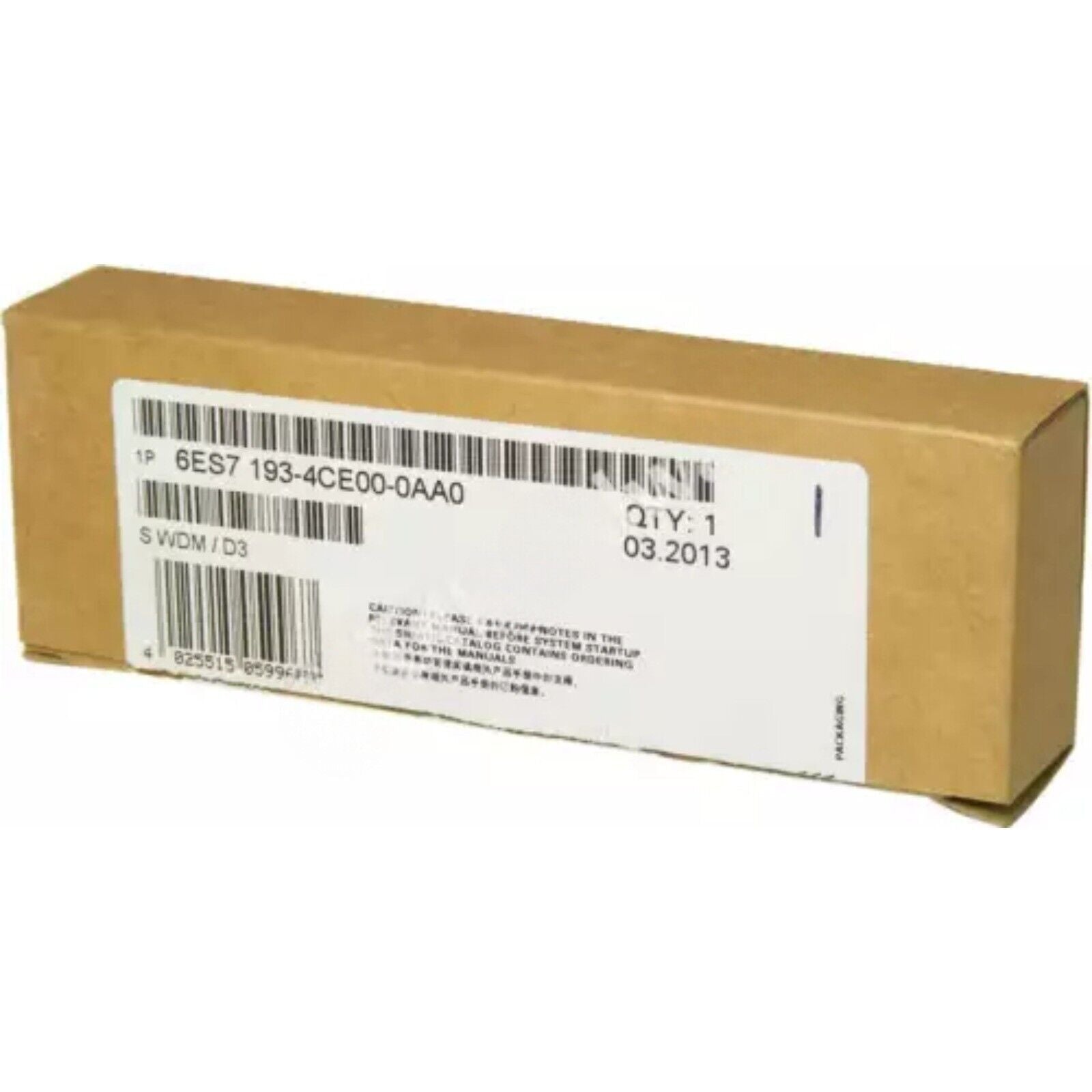Siemens SIMATIC S7-1500 6ES7 193-4CE00-0AA0 communication processor box with label. QTY: 1.