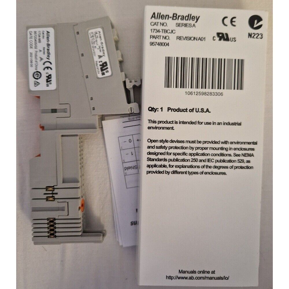 Allen-Bradley 1734-TBCJC PLC Module, new in box, product of USA, industrial automation part