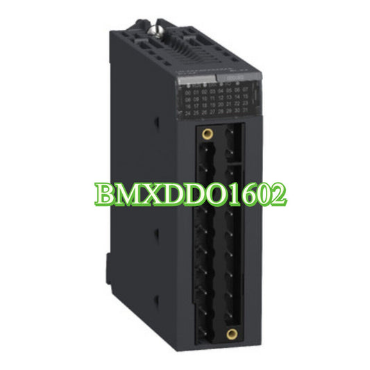 Schneider BMXDDO1602 PLC Module, black industrial automation component
