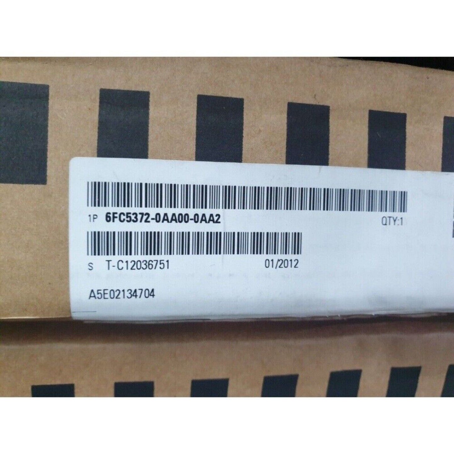 Siemens SINUMERIK 840Dsl CNC hardware label with part number 6FC5372-0AA00-0AA2