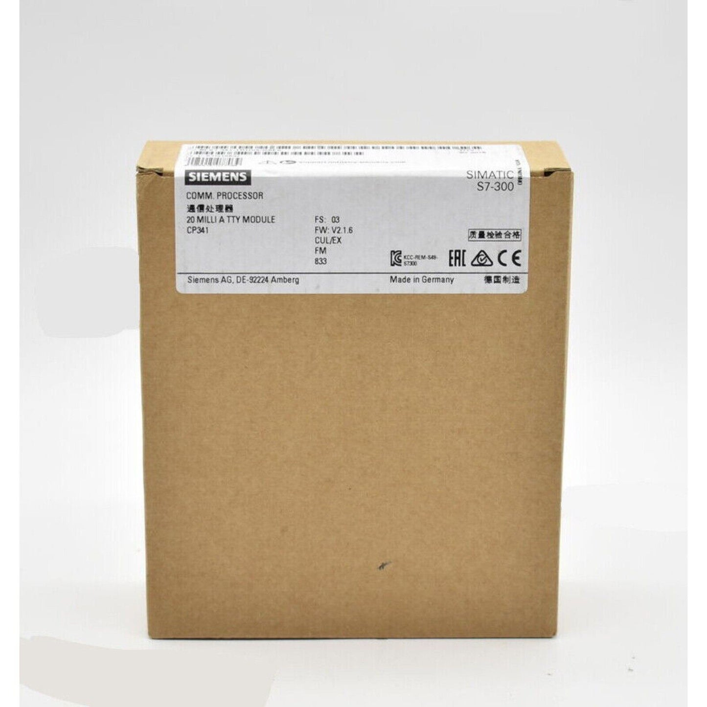 Siemens SIMATIC S7-300 CP 341 PLC Module in Box, Industrial Automation Part