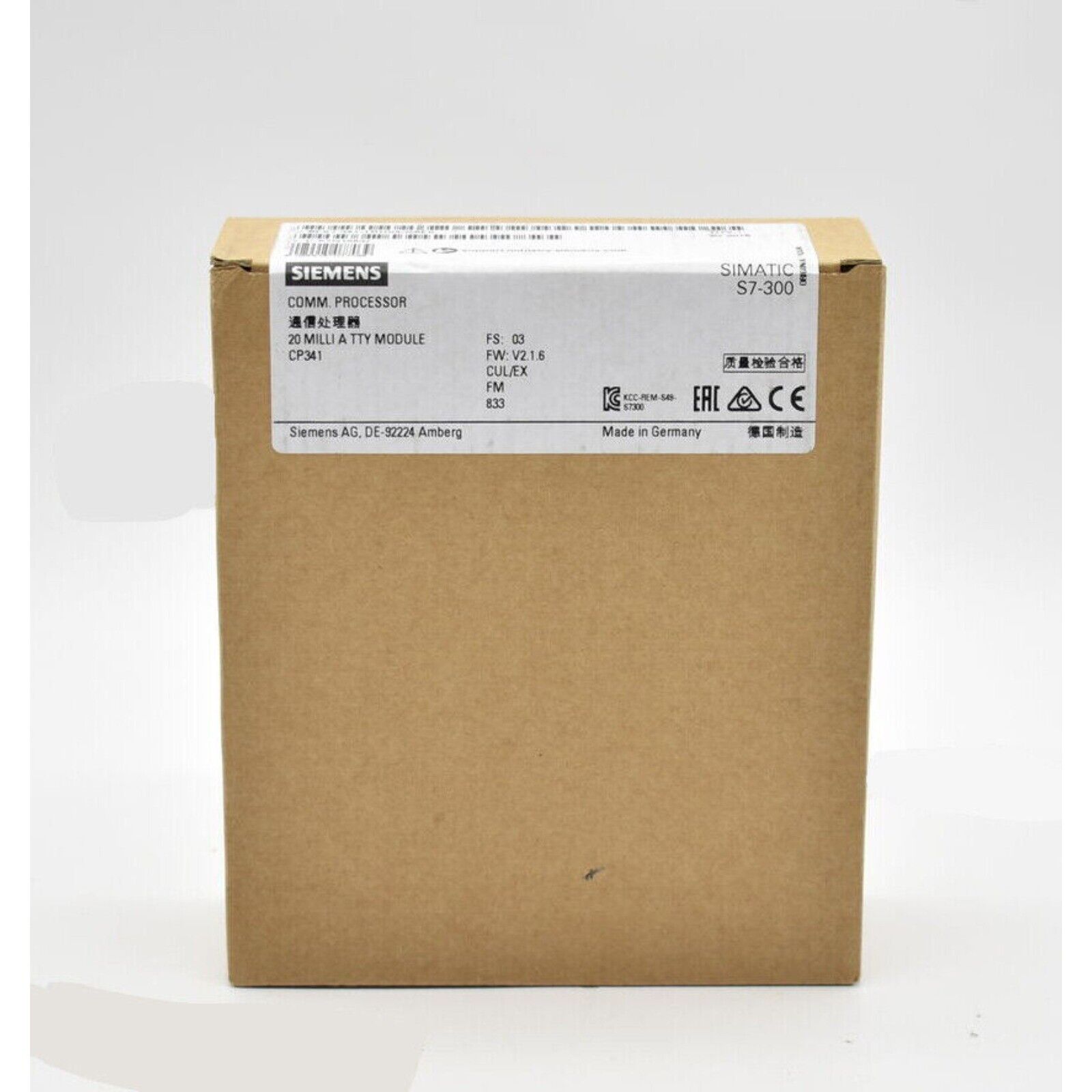 Siemens SIMATIC S7-300 CP 341 PLC Module in Box, Industrial Automation Part