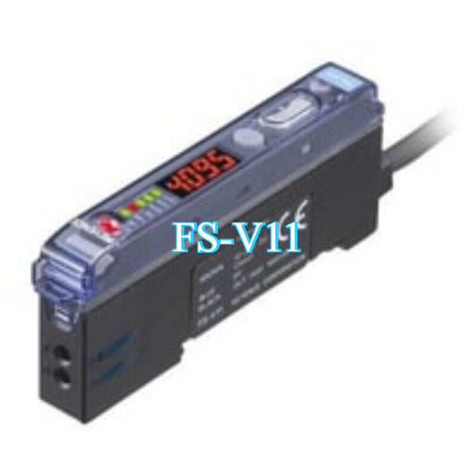 Keyence FS-V11 Fiber Optic Sensor, new in box, with LED display and model number FS-V11