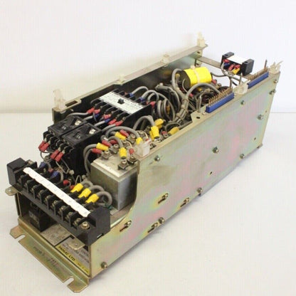 FANUC A06B-6050-H104 Velocity Control Unit. Industrial automation spare part with wiring and components.