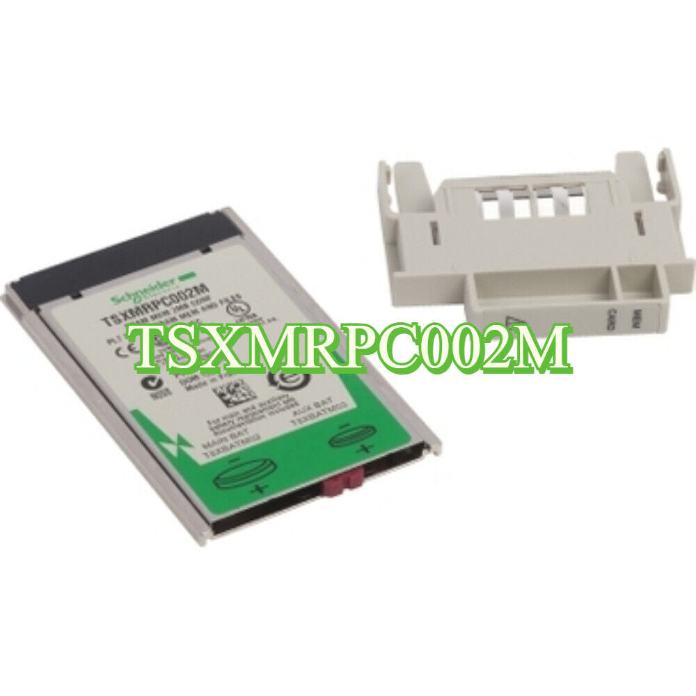 Schneider TSXMRPC002M PLC Module, a new in box PLC part, with a white connector.
