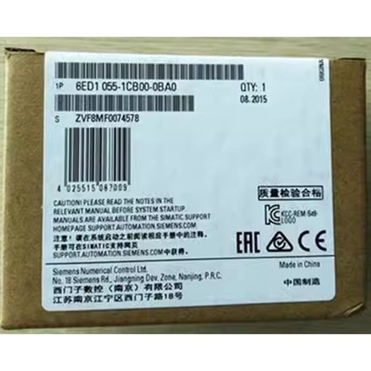 PLC | Siemens | 6ED1055-1CB00-0BA0 6ED1 055-1CB00-0BA0 LOGO DM8 24 expansion module