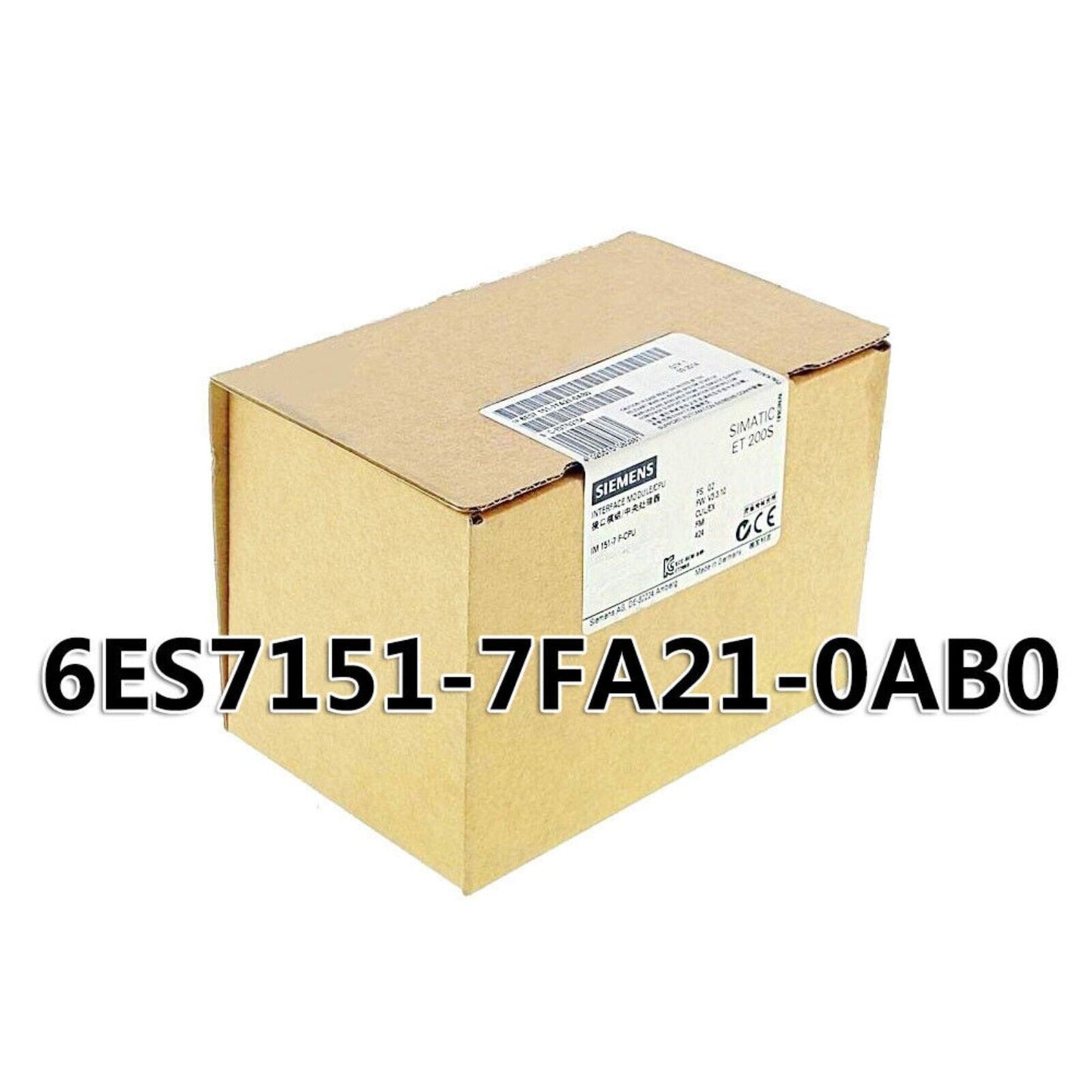 Siemens SIMATIC ET 200S DP IM151-7 F-CPU in box, product code 6ES7151-7FA21-0AB0
