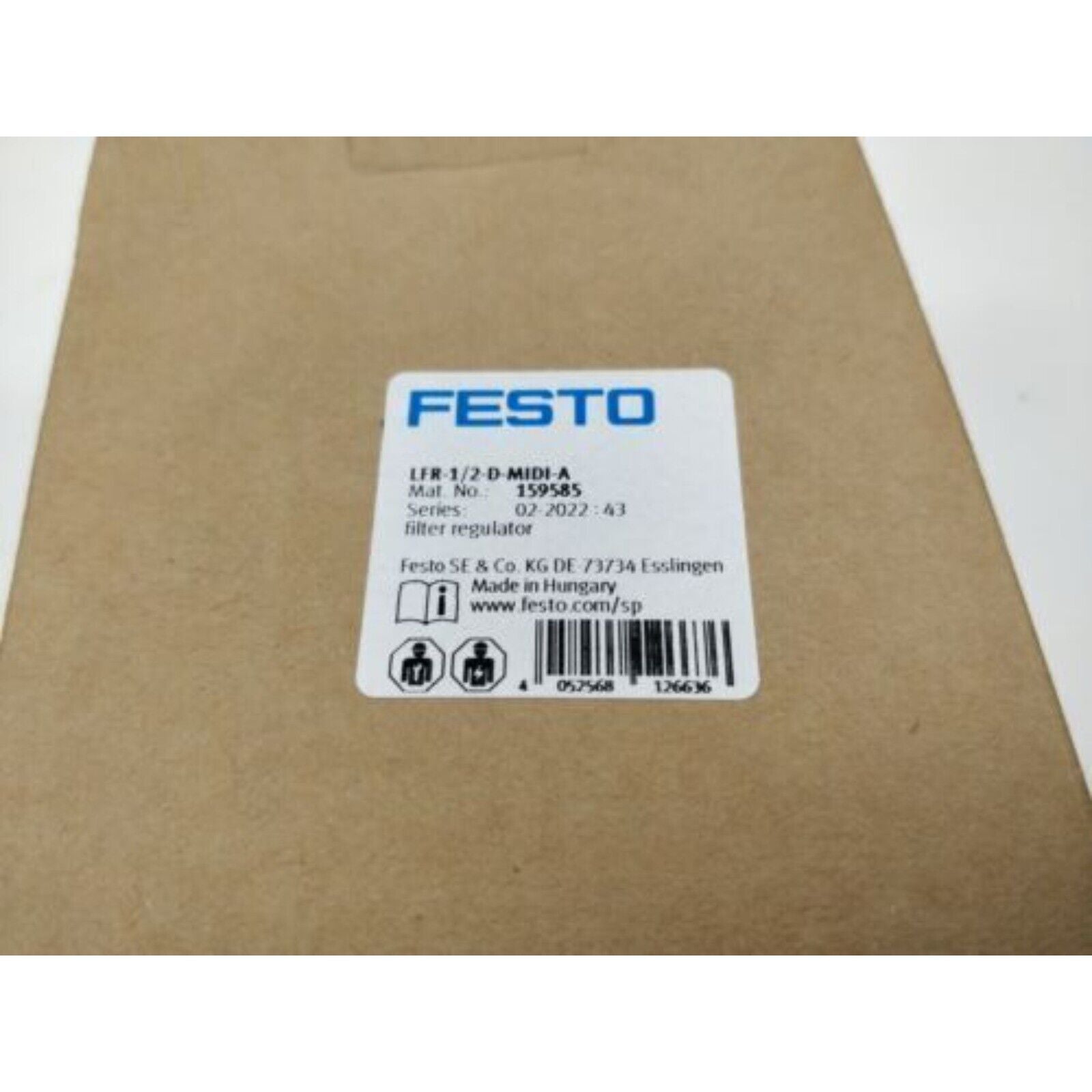 FESTO LFR-1/2-D-MIDI-A filter regulator, industrial automation part