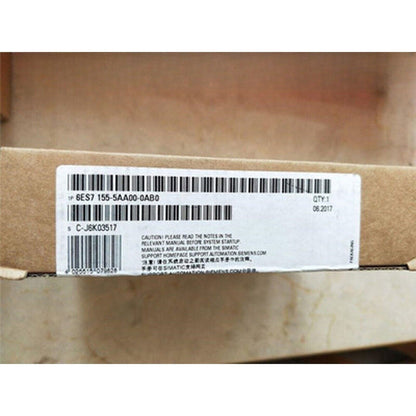 Siemens 6ES7 155-5AA00-0AB0 PROFINET I/O device Interface box with label, industrial automation part