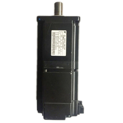 Yaskawa SGMAS-04ACA2C AC servo motor, black with product label. Industrial automation spare part.