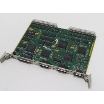Siemens SINUMERIK 840C/840CE PLC CPU Module, green circuit board with connectors, PLC spare parts.