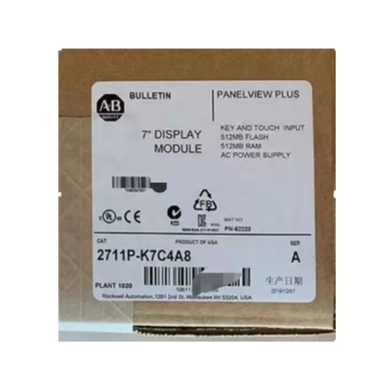 Allen-Bradley 2711P-K7C4A8 PanelView Plus 6, 7-inch Display Module. Keypad AC NEW IN BOX. Industrial automation part.