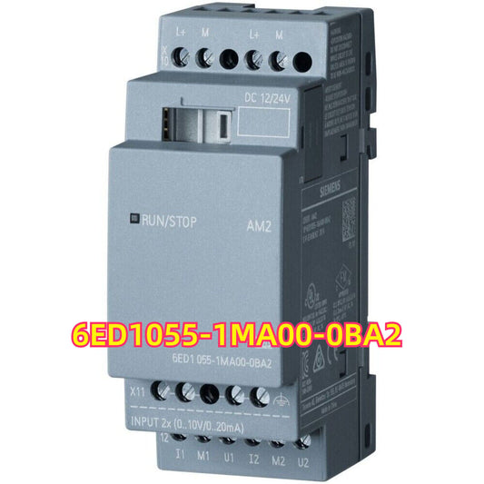Siemens LOGO! 8 6ED1055-1MA00-0BA2 Digital Expansion Module, 24V DC, 8 Inputs/8 Relay Outputs