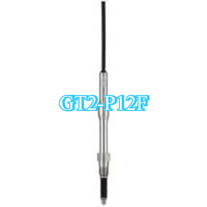Keyence GT2-P12F Digital Contact Sensor. Metallic industrial automation sensor with black tip.