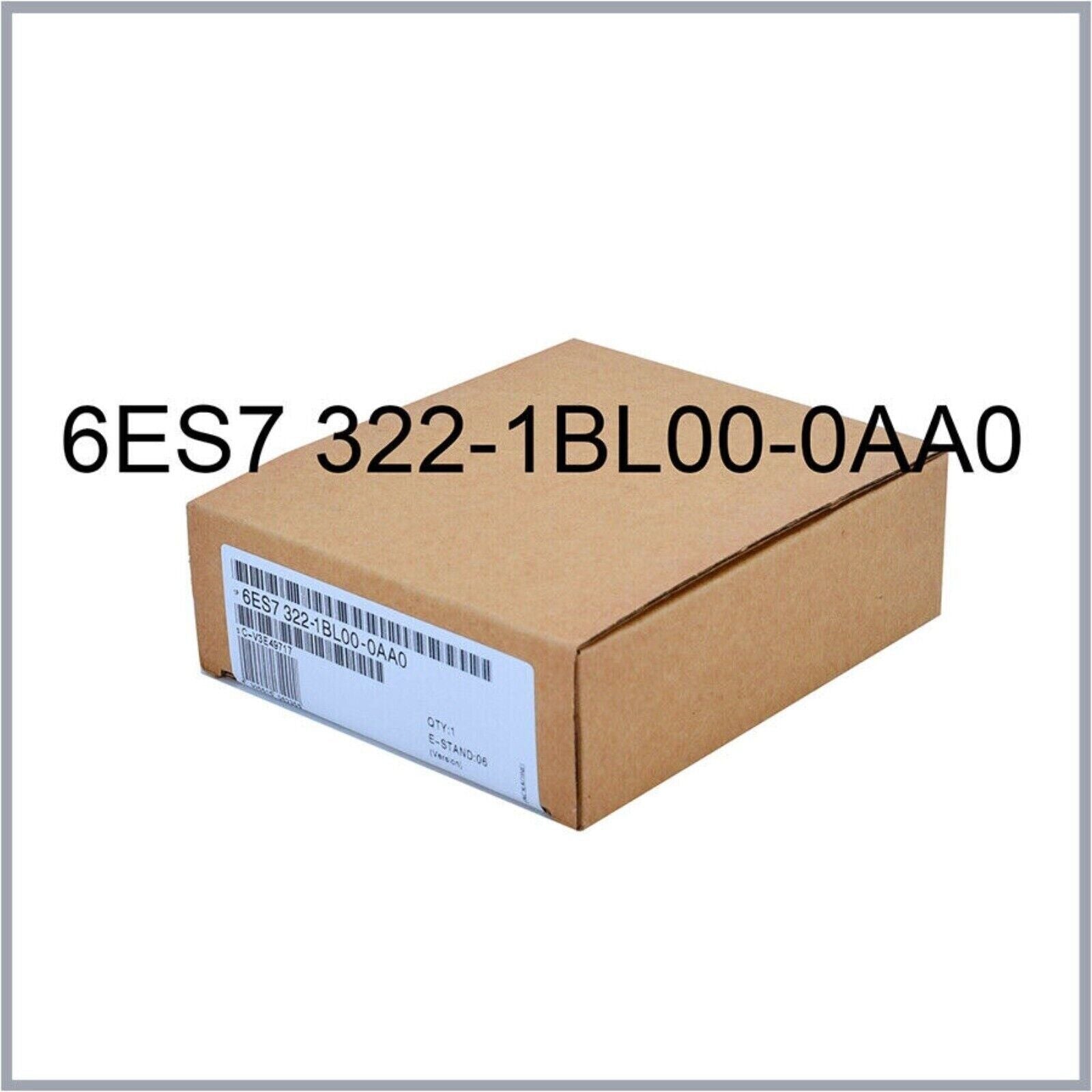 SIMATIC S7-300 digital output module box, 6ES7 322-1BL00-0AA0. Industrial automation part.