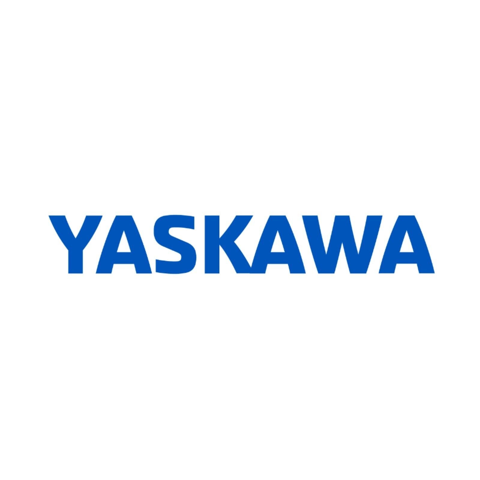 YASKAWA logo in blue, representing the brand for inverters and industrial automation products.