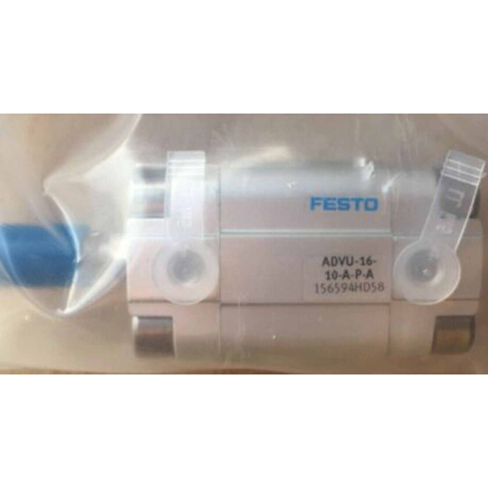 Festo ADVU-16-10-A-P-A 156594 Compact air cylinder, silver pneumatic component