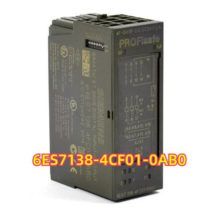 Siemens SIMATIC ET 200S 6ES7138-4CF01-0AB0 power module, digital input/output, PROFIsafe, 24V DC, industrial automation part