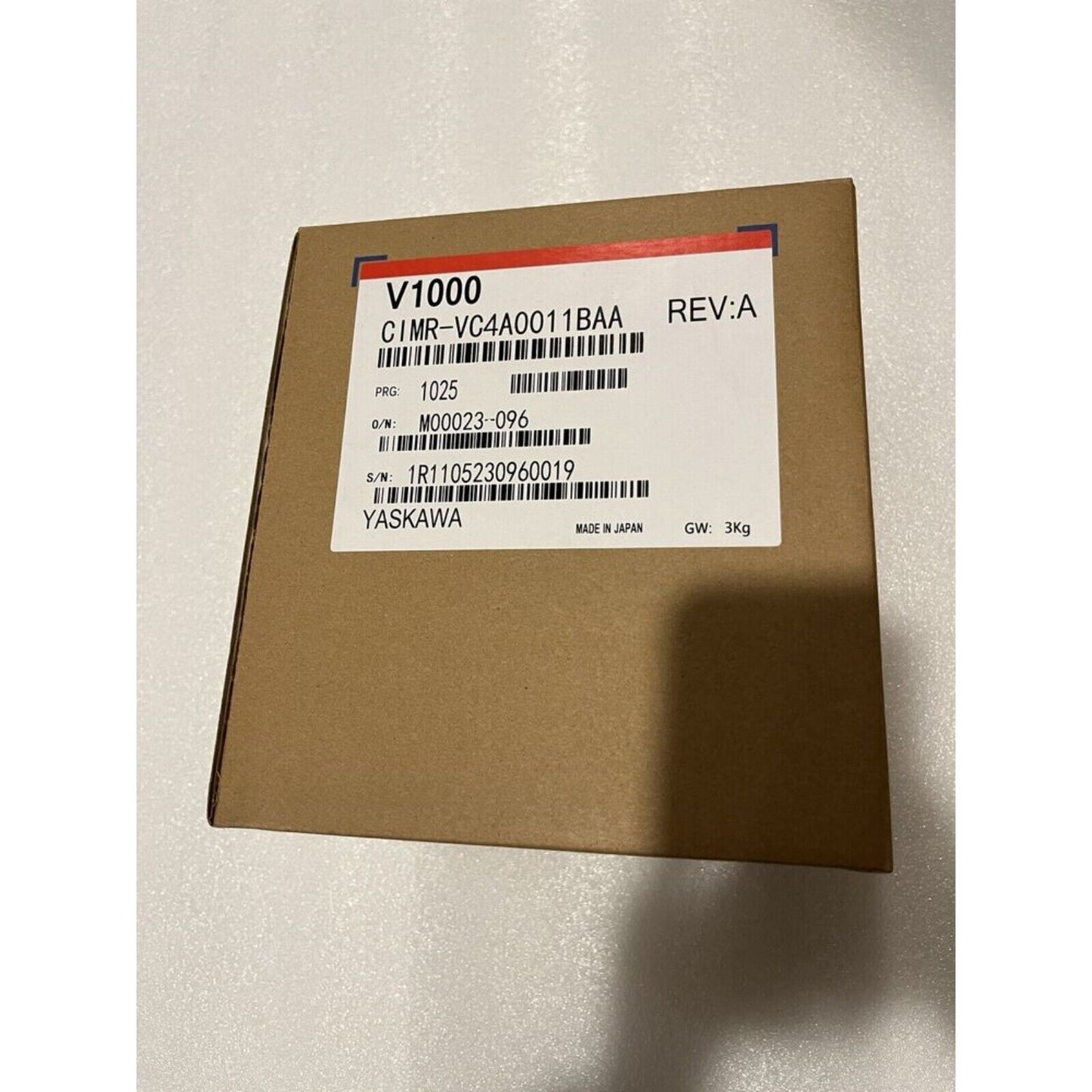 YASKAWA CIMR-VC4A0011BAA Inverter Box, V1000 Series, New, Expedited Shipping, Industrial Automation Part