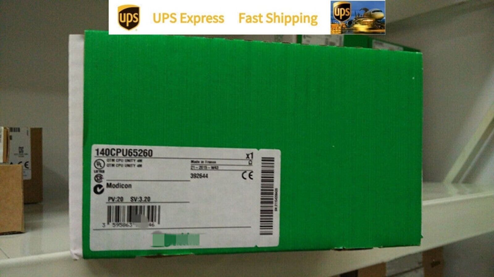 Schneider 140CPU65260 Unity Processor Module Box with UPS Fast Shipping.