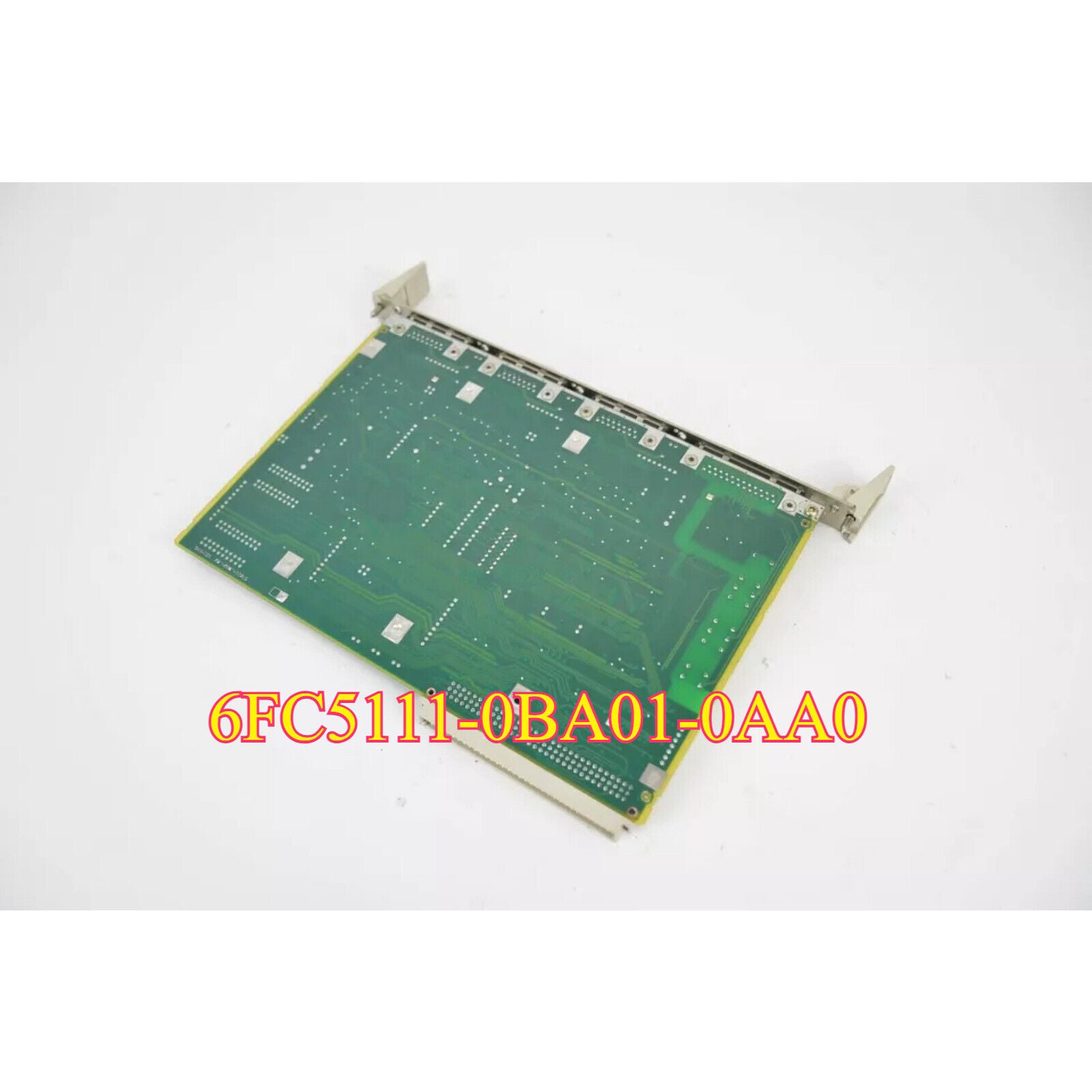 Siemens 6FC5111-0BA01-0AA0 PLC measuring circuit board, green PCB with product code.