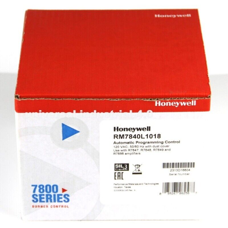 Honeywell RM7840L1018 Burner Control - New In Box, 7800 Series