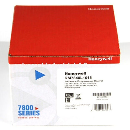 Honeywell RM7840L1018 Burner Control - New In Box, 7800 Series