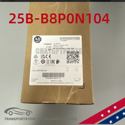 25B-B8P0N104 AB 25B B8P0N104 PowerFlex 525 Drive 1.5kW 2.0Hp New SEALED 2023 TX