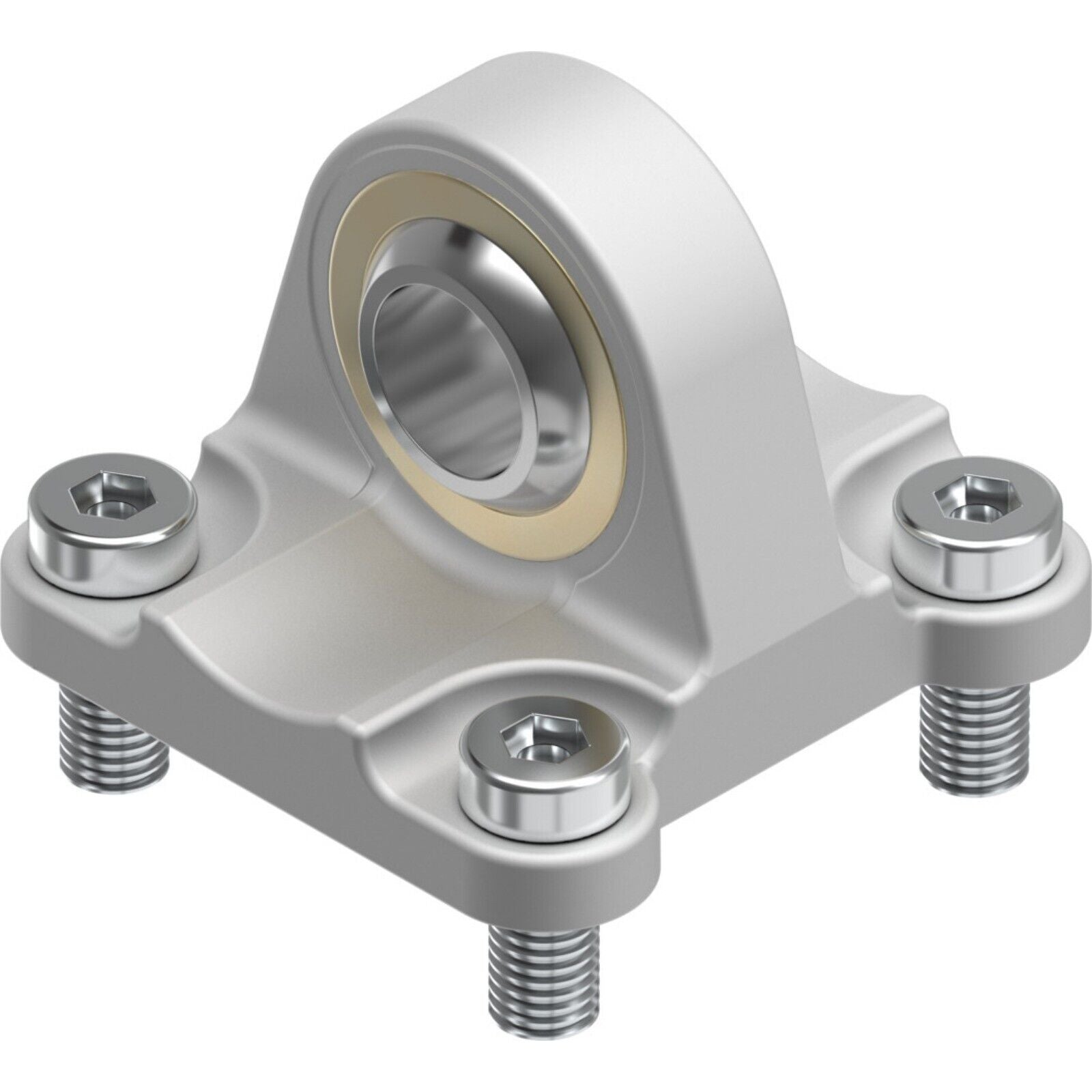 Festo SNCS-50 Cylinder Mounting Bearing - Silver metal industrial automation component.