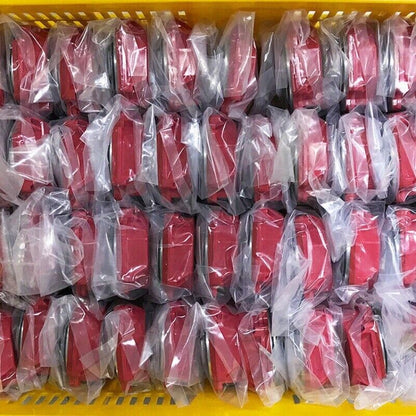 New FANUC motor encoders A860-0360-T201, red, packaged for shipping, angled view. Ideal for industrial automation.