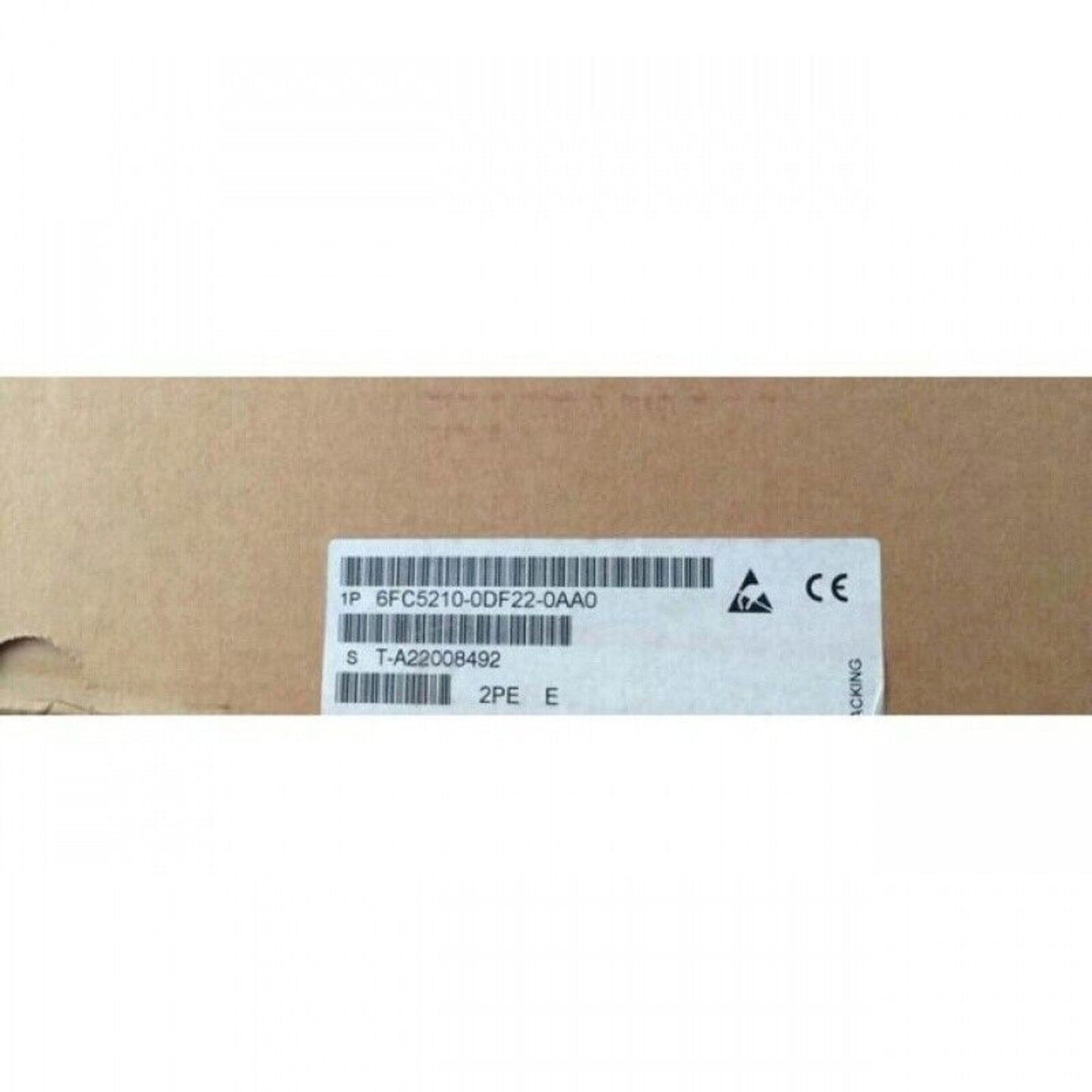Siemens SINUMERIK PCU 50 PLC Module, model 6FC5210-0DF22-0AA0, featuring product details on a label.