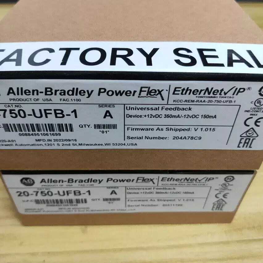 Allen-Bradley 20-750-UFB-1 AB Universal Feedback Module 20750UFB1 NEW IN BOX