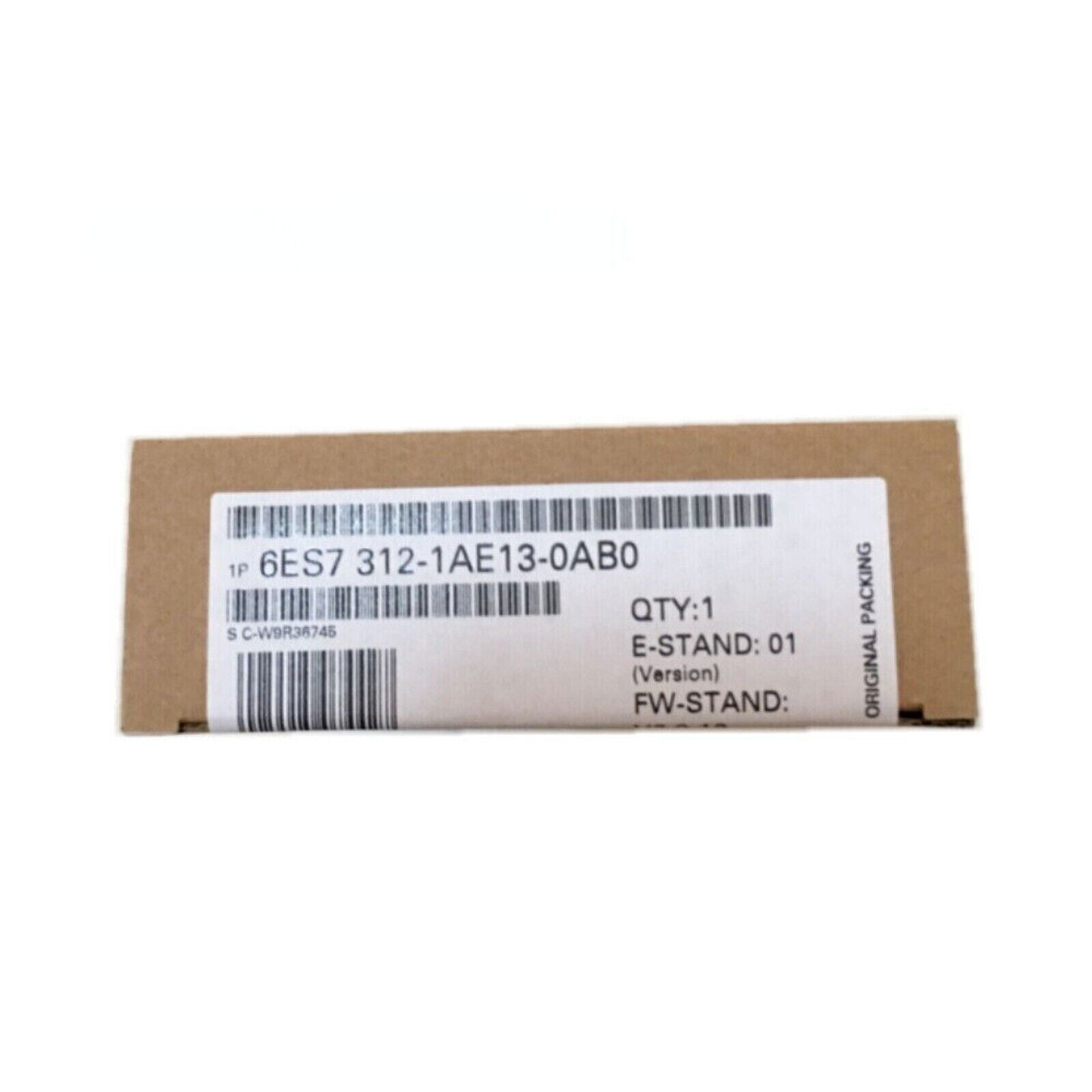 Siemens SIMATIC S7-300 CPU 312, 6ES7312-1AE13-0AB0 product packaging, original packing.