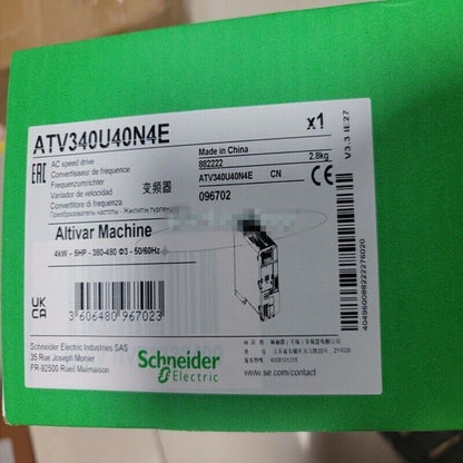 Schneider Electric ATV340U40N4E AC speed drive, industrial automation part