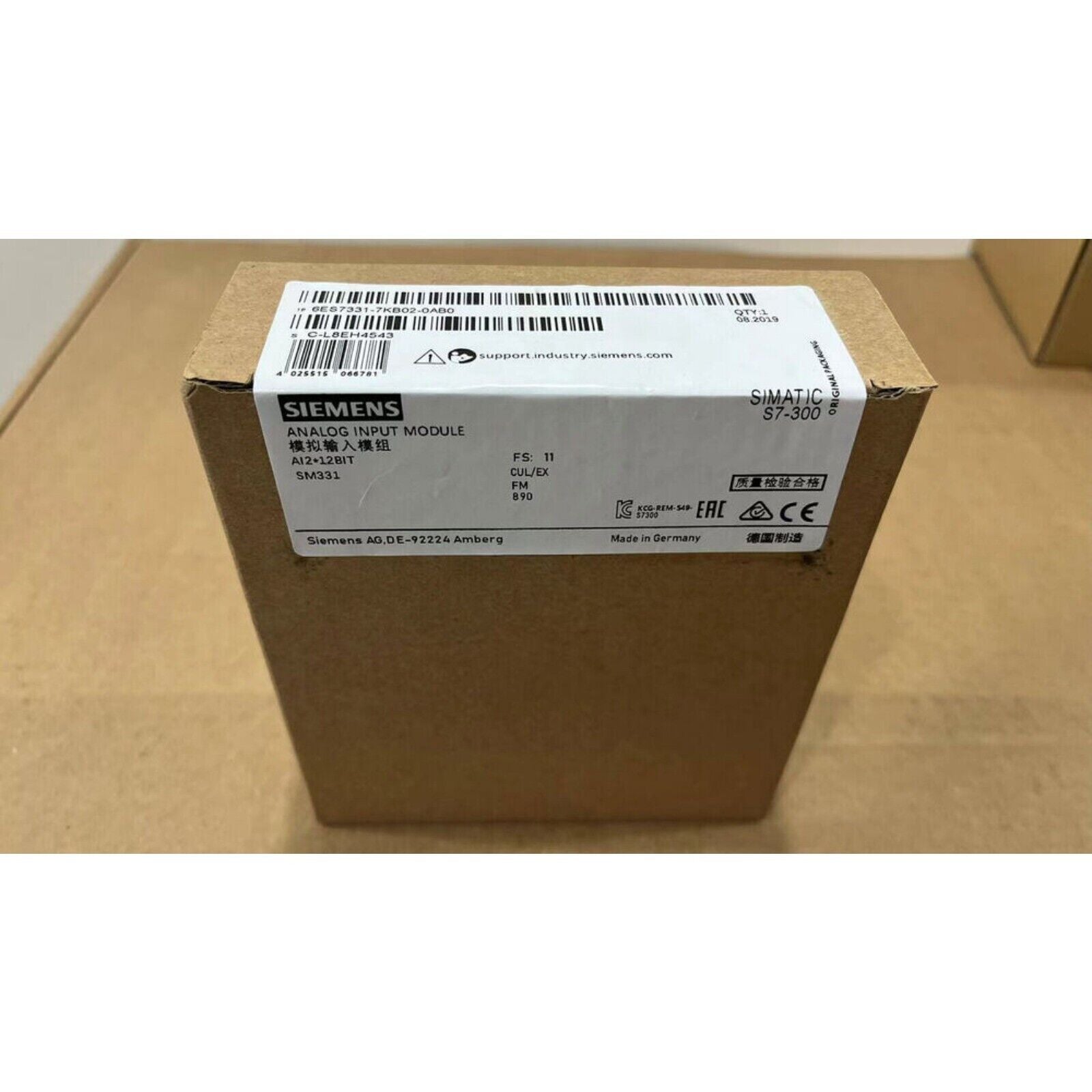 Siemens SIMATIC S7-300 Analog Input Module in box, industrial automation part, AI2 12Bit SM331.