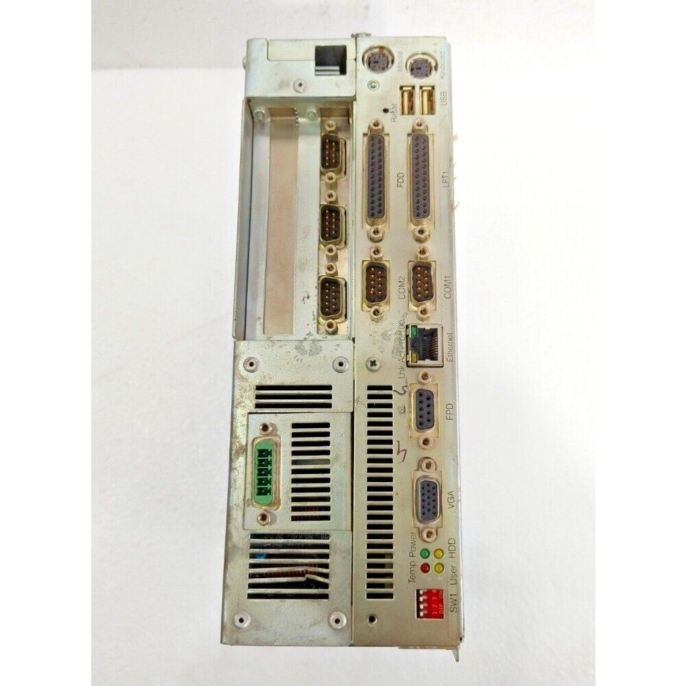 B&R 5C5001.11 Industrial Control Host front panel with COM, Ethernet, VGA ports for automation.