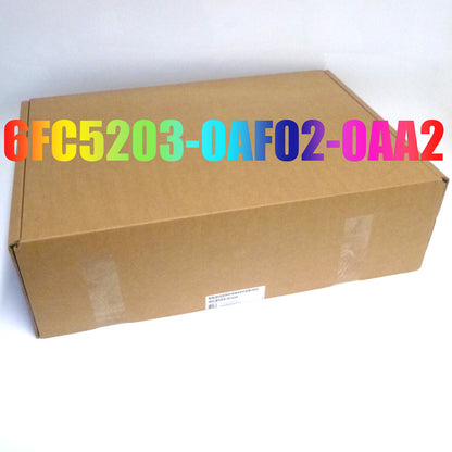 Siemens 6FC5203-0AF02-0AA2 PLC product box, brown cardboard packaging with visible text