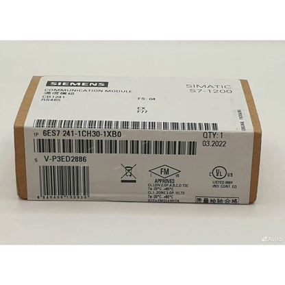 Siemens SIMATIC S7-1200 CB 1241 RS485 module, 6ES7241-1CH30-1XB0, industrial automation product.