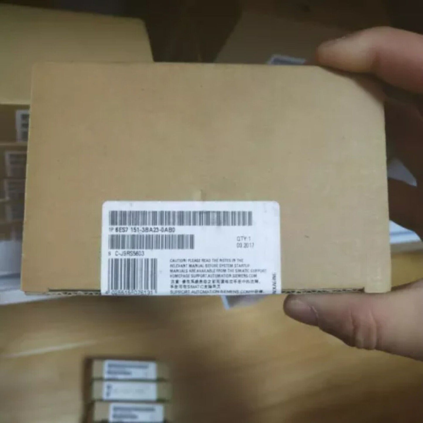 Siemens SIMATIC ET 200S IM 151-3 PN HF interface module box, 6ES7151-3BA23-0AB0, product packaging