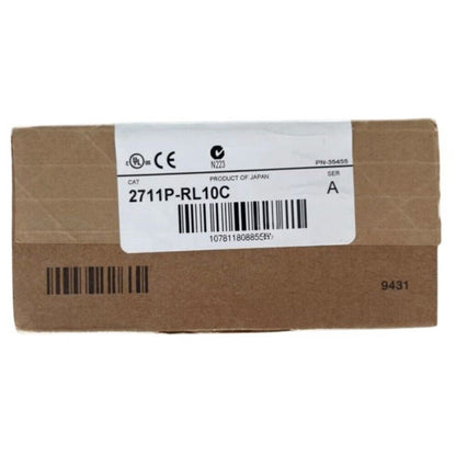 Allen-Bradley 2711P-RL10C PLC in Box, Made in Japan, product for industrial automation.