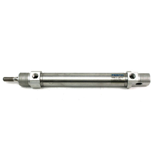FESTO DSNU-20-100-P-A Cylinder, pneumatic component with threaded ends and fittings