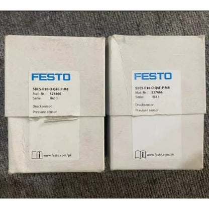 Sensor | Festo | SDE5-D10-O-Q4E-P-M8 527466 Pressure Sensor
