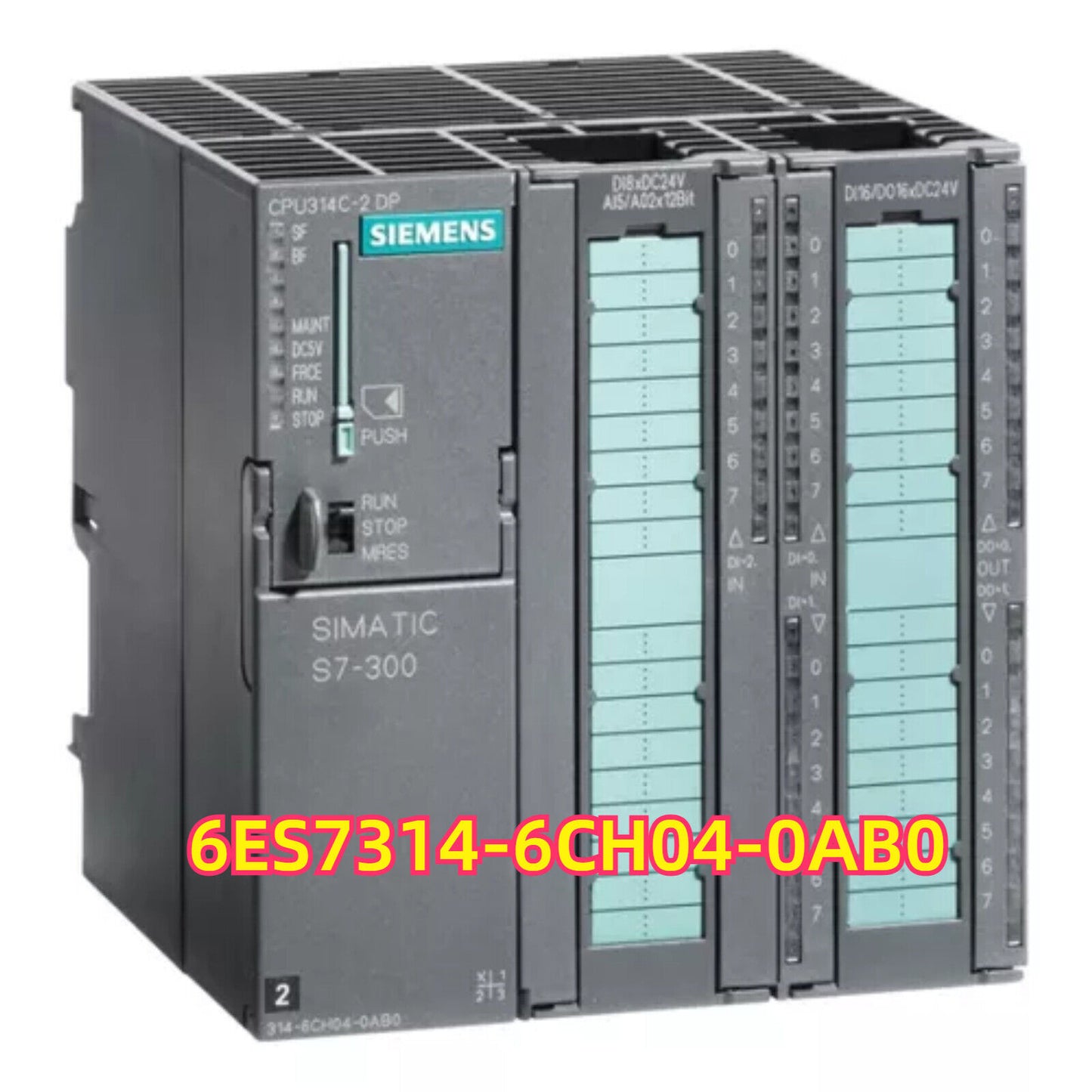 Siemens SIMATIC S7-300 CPU 314C-2 DP module 6ES7314-6CH04-0AB0, industrial automation part