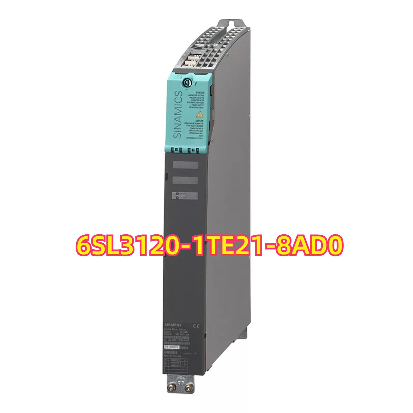 Siemens SINAMICS S120 single motor module 6SL3120-1TE21-8AD0, industrial automation part
